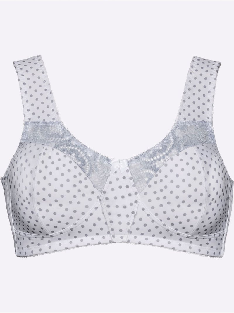 Lot de 2  - Soutien-gorge Large Sans Armatures - Witt Gris Rose - Kiabi