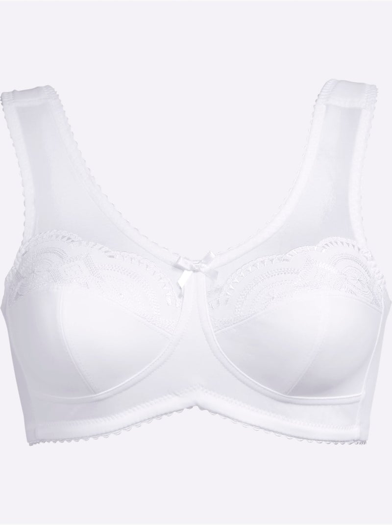 Lot de 2  - Soutien-gorge Large Sans Armatures - Witt Poudre - Kiabi