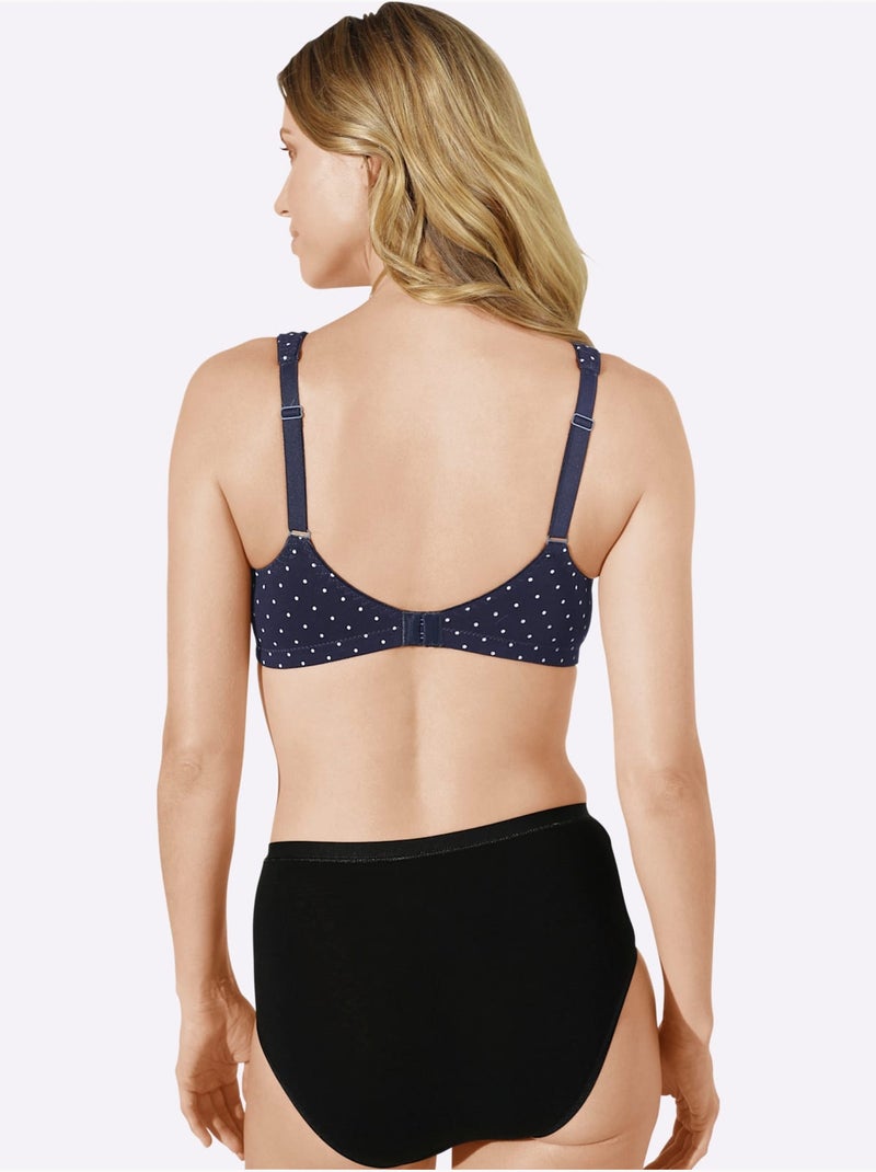 Lot de 2  - soutien-gorge sans armatures - witt Blanc Bleu - Kiabi