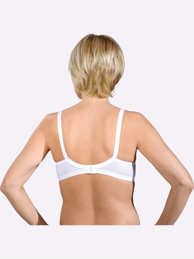 Lot de 2  - soutien-gorge sans armatures - witt Blanc Marron - Kiabi