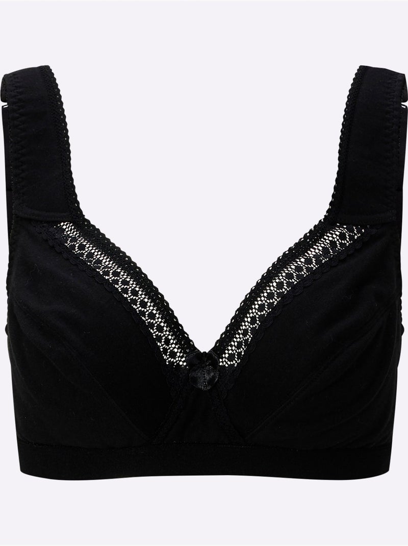 Lot de 2  - Soutien-gorge Sans Armatures - Witt Noir - Kiabi