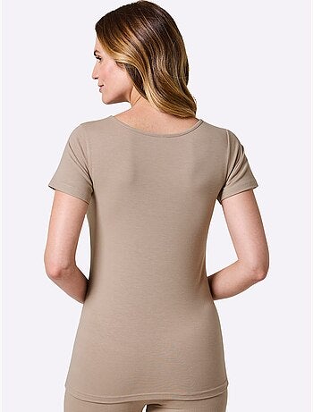 Lot de 2 - t-shirt jersey fin - manches courtes - witt