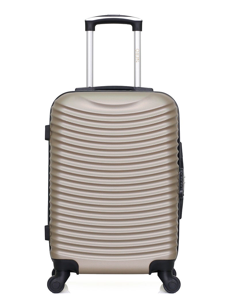 Lot de 2 - Valise cabine et vanity ETNA Beige - Kiabi