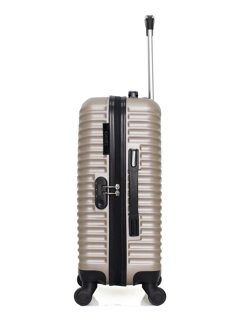 Lot de 2 - Valise cabine et vanity ETNA Beige - Kiabi