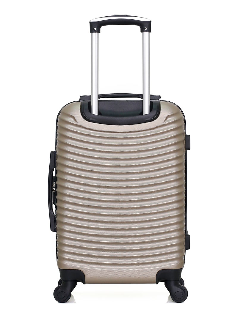 Lot de 2 - Valise cabine et vanity ETNA Beige - Kiabi