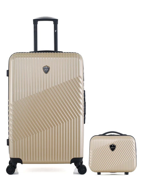 Lot de 2 - Valise grand format et vanity PETER - Kiabi