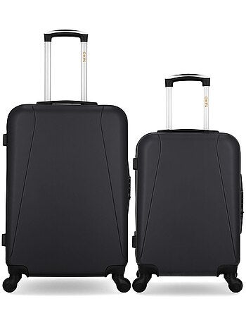 Lot de 2 Valise grand format et valise weekend CITÉ - Noir - Kiabi - 159.99€