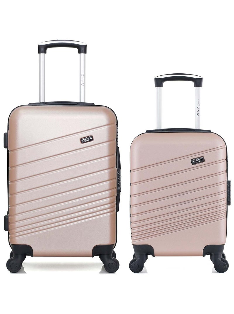 Lot de 2 - Valises cabine et cabine XXS TIGRE Rose clair - Kiabi