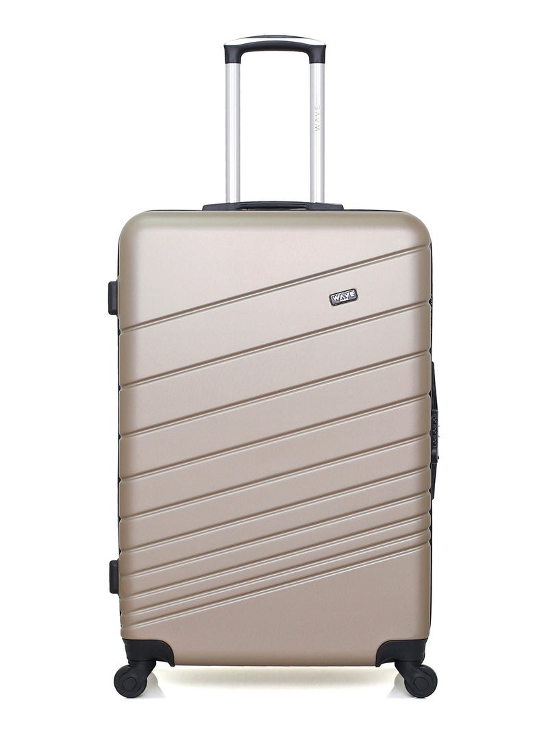 Lot de 2 - Valises grand format et cabine TIGRE Beige - Kiabi