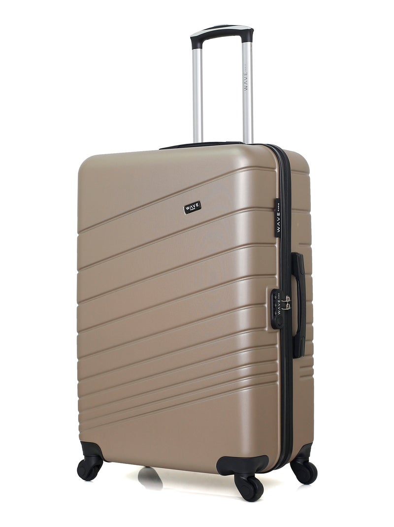 Lot de 2 - Valises grand format et cabine TIGRE Beige - Kiabi