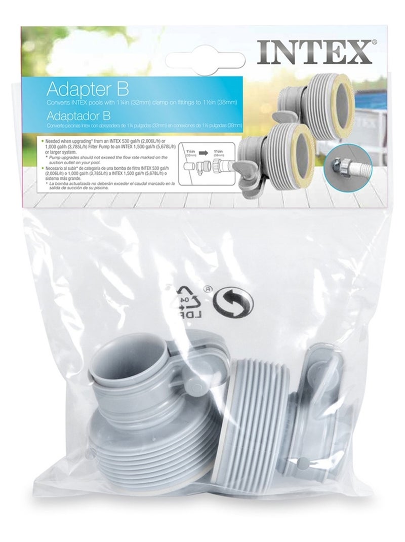 Lot de 2 adaptateurs 32 - 38 mm Gris - Kiabi