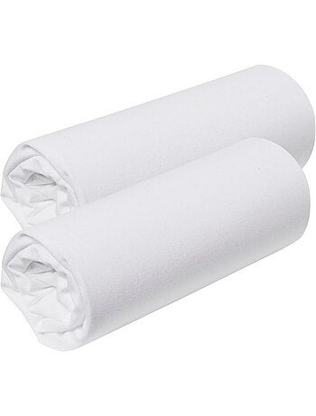 Lot de 2 Alèses Berceau 40x90 cm - En coton Biologique