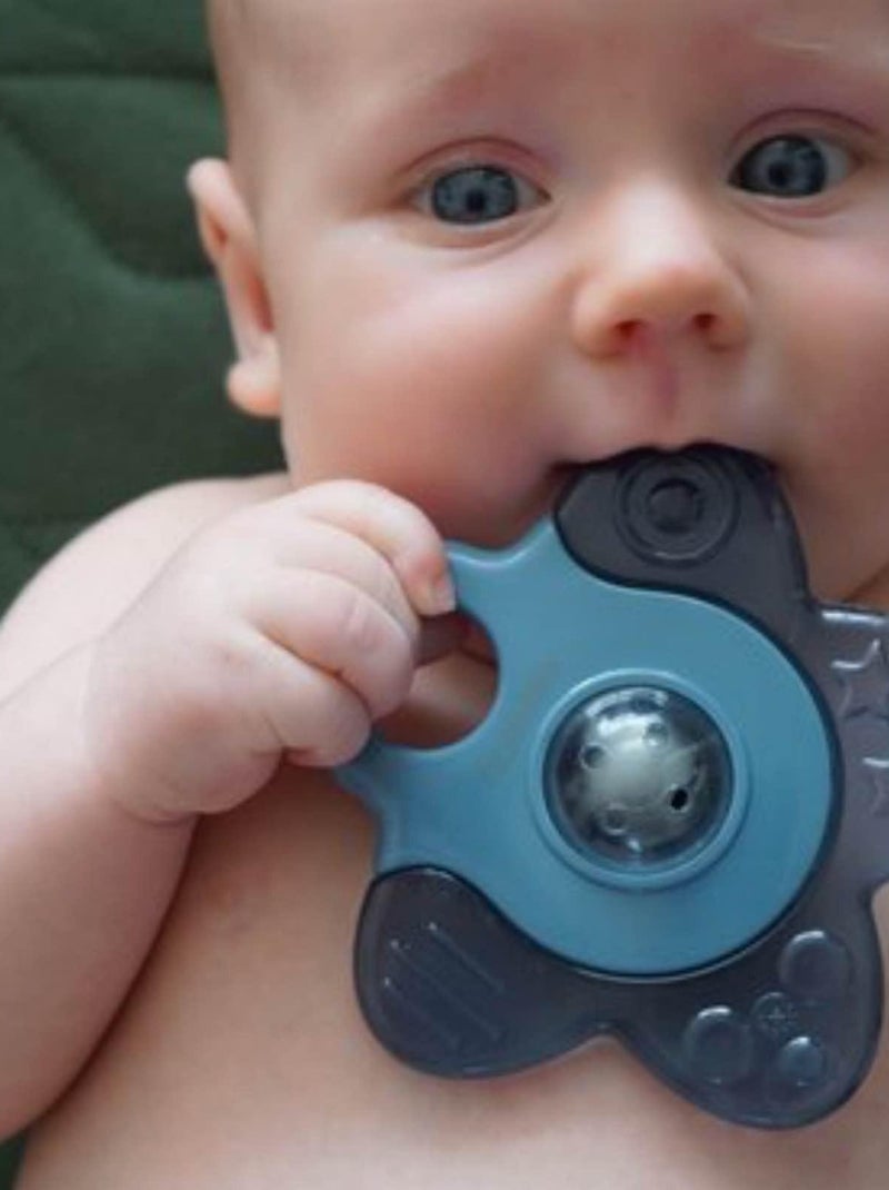 Lot de 2 anneaux de dentition réfrigérants Étoiles Filibabba Rose - Kiabi