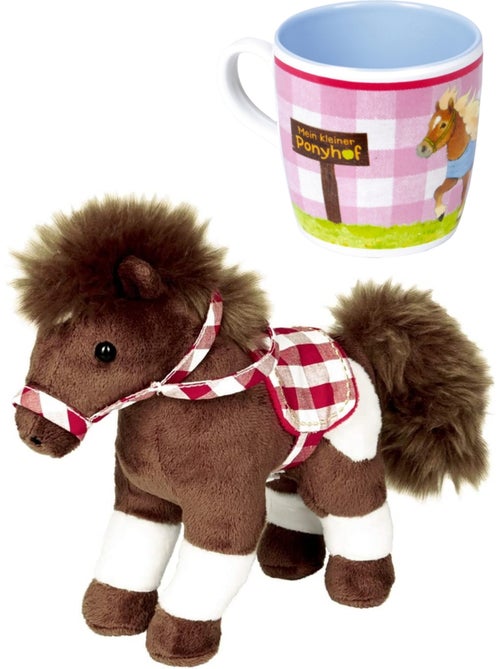 Lot de 2 articles - Tasse et petit poney - Ma petite ferme de poney - Kiabi Lot de 2 articles - Tasse et petit poney - Ma petite ferme de poney - Kiabi