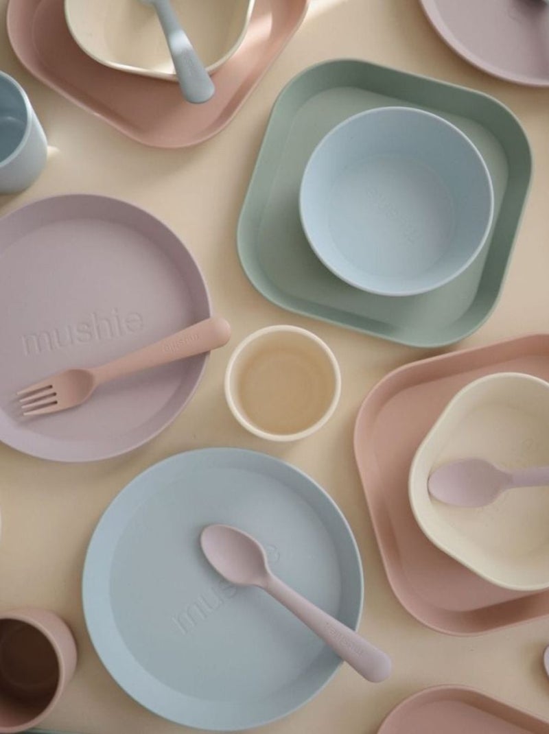Lot de 2 assiettes rondes Rose - Kiabi