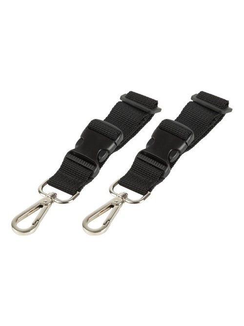 Lot de 2 attaches poussette universelles pour sac à langer - Kiabi