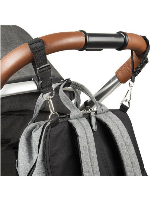 Lot de 2 attaches poussette universelles pour sac à langer - Kiabi