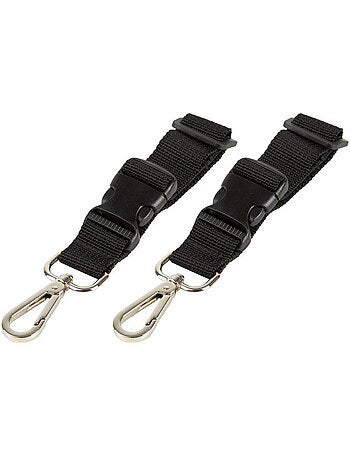 Lot de 2 attaches poussette universelles pour sac ? langer