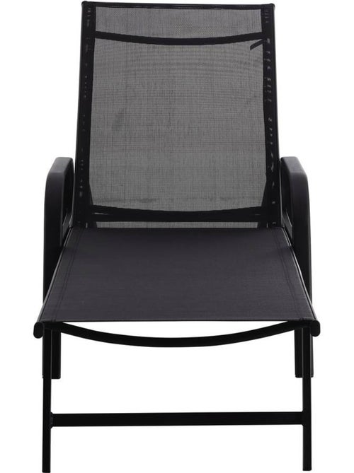 Lot de 2 Bains de soleil en métal avec accoudoirs - Kiabi Lot de 2 Bains de soleil en métal avec accoudoirs - Kiabi