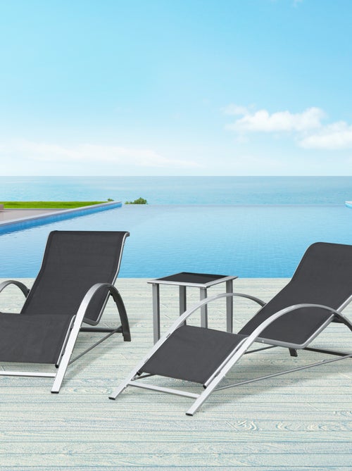 Lot de 2 bains de soleil - Kiabi