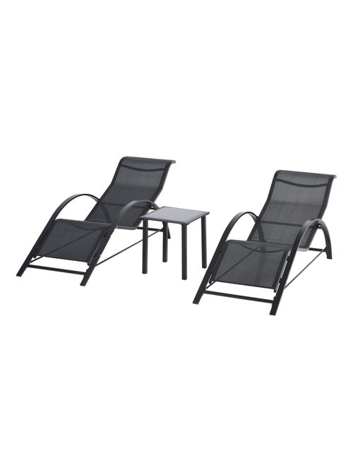 Lot de 2 bains de soleil - Kiabi Lot de 2 bains de soleil - Kiabi