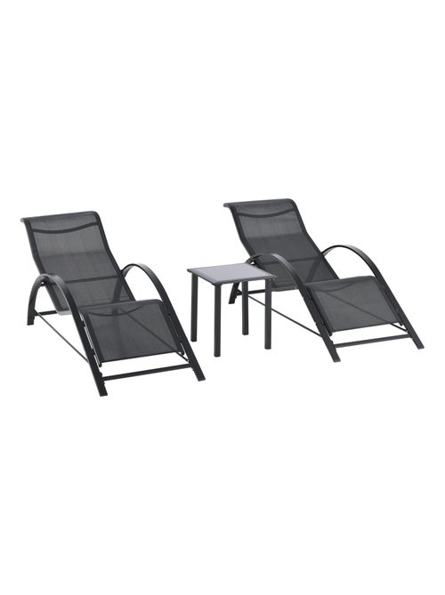 Lot de 2 bains de soleil - Kiabi Lot de 2 bains de soleil - Kiabi