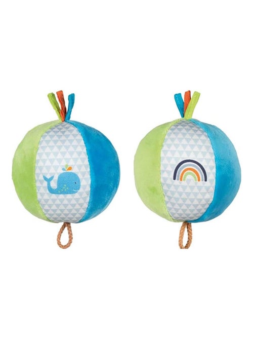 Lot de 2 Balles crépitantes avec grelot Baleine - Kiabi
