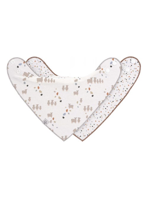 Lot de 2 bandanas avec col bénitier Tiny Farmer mouton bleu - Kiabi