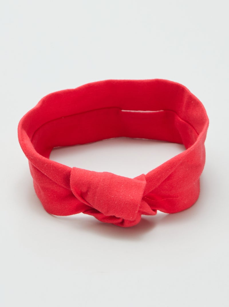 Lot de 2 bandeaux nœud Rouge - Kiabi
