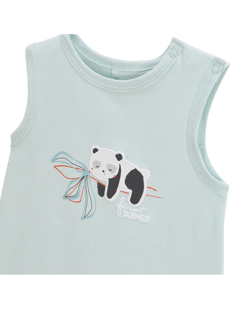 Lot de 2 barboteuses bébé Bento Vert - Kiabi