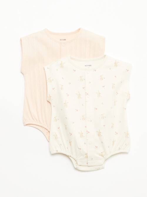 Lot de 2 barboteuses - Kiabi