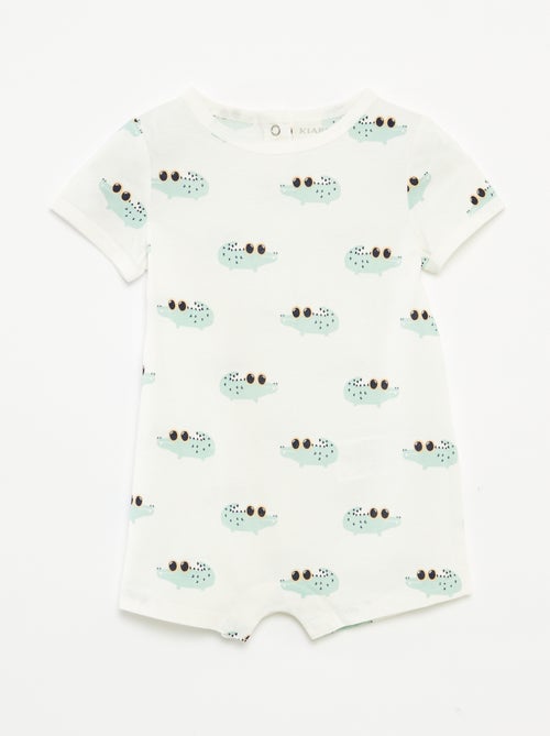 Lot de 2 barboteuses imprimées - Kiabi