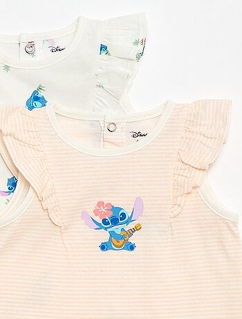 Lot de 2 barboteuses 'Stitch' 'Disney' sans manches