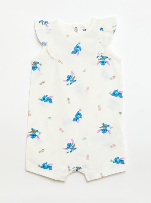 Lot de 2 barboteuses 'Stitch' 'Disney' sans manches - Kiabi