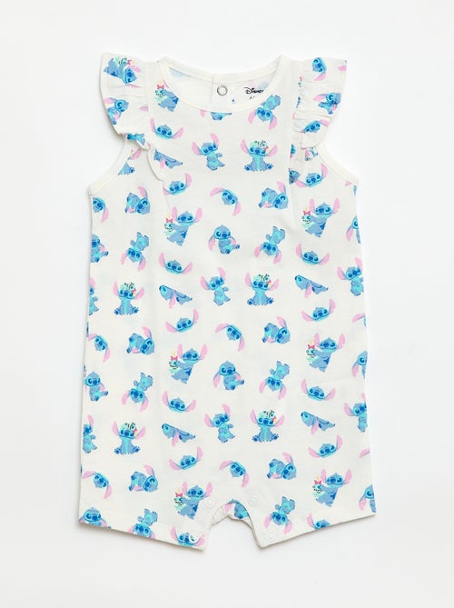 Lot de 2 barboteuses 'Stitch' 'Disney' sans manches - Kiabi