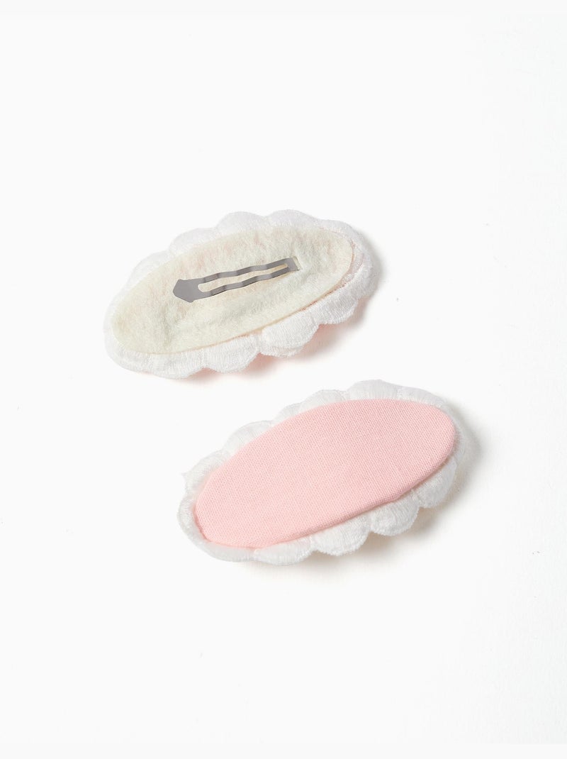 Lot de 2 barrettes ovales Multicolore - Kiabi