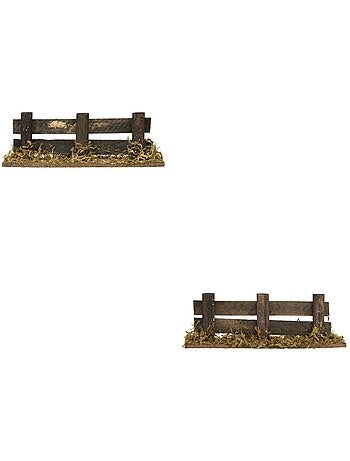 Lot de 2 barrières de crèche de noël