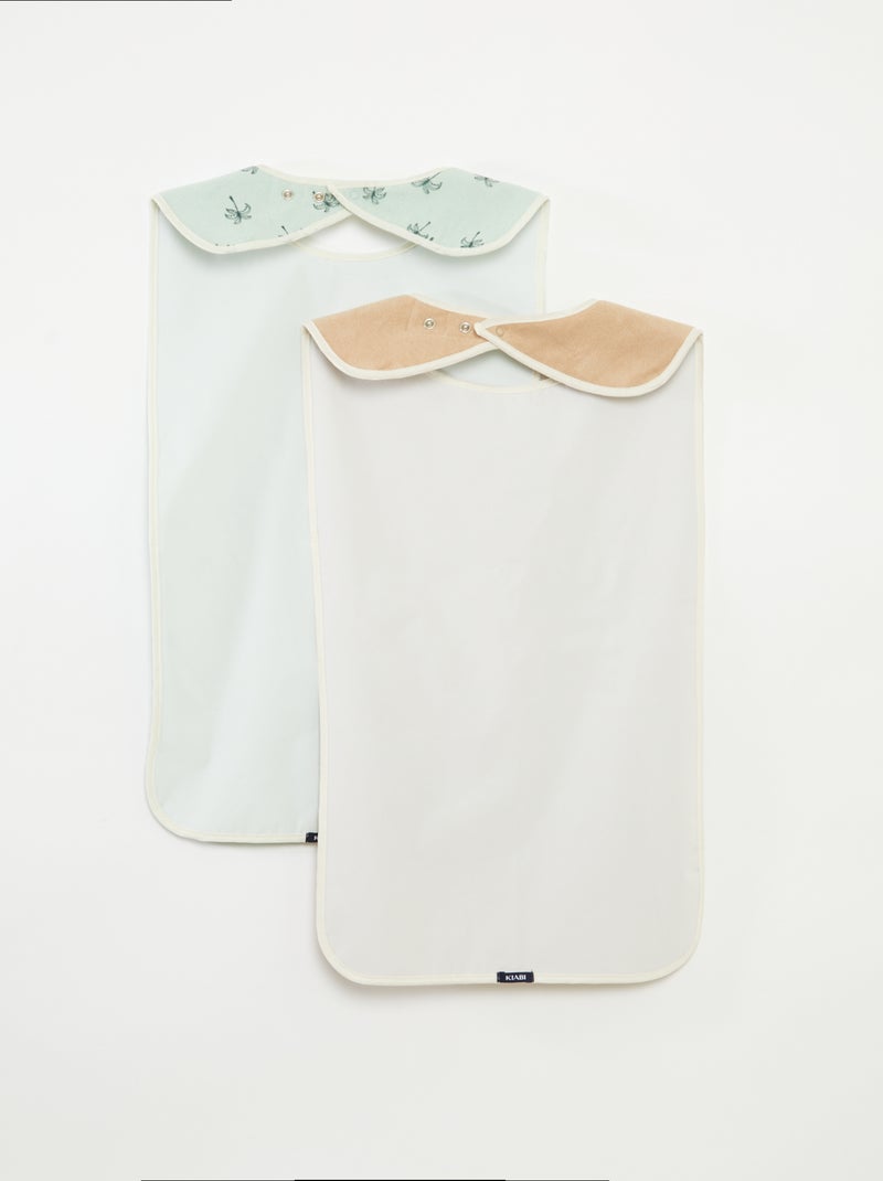 Lot de 2 bavoirs - So Easy Bleu - Kiabi