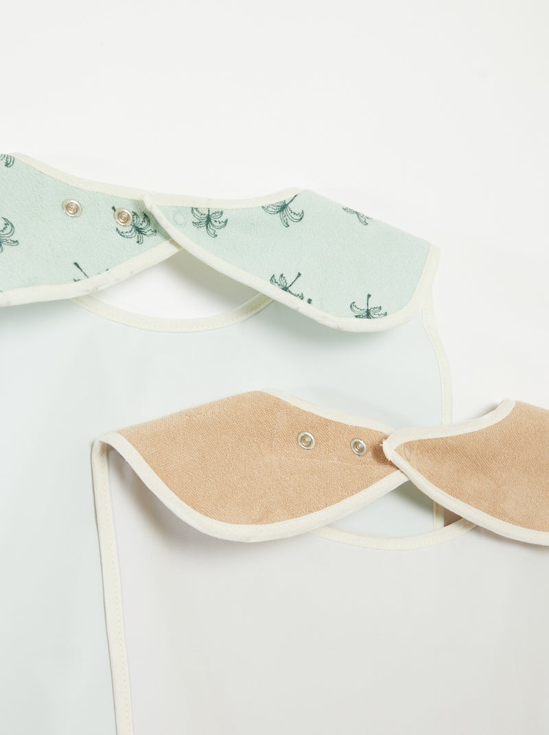 Lot de 2 bavoirs - So Easy Bleu - Kiabi