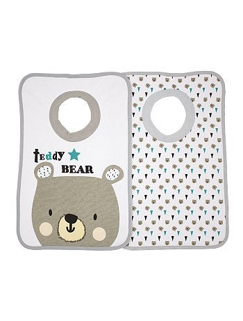 Lot de 2 bavoirs à enfiler