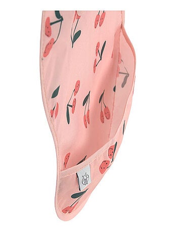 Lot de 2 bavoirs à poche Happy Fruits Cerise