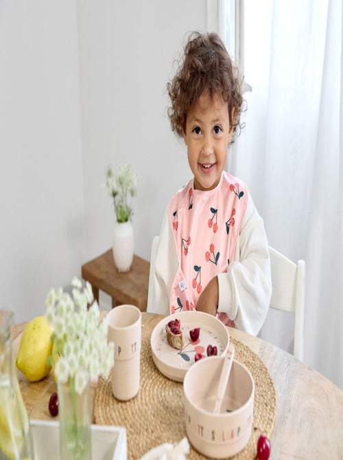Lot de 2 bavoirs à poche Happy Fruits Cerise - Kiabi
