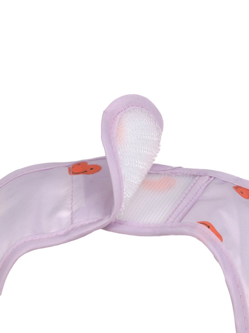 Lot de 2 bavoirs à poche Happy Rascals Coeur Rose - Kiabi