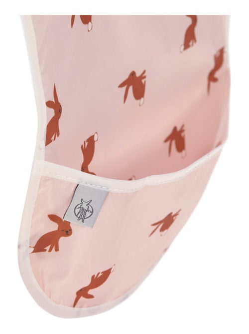 Lot de 2 bavoirs à poche Little Forest Lapin - Kiabi