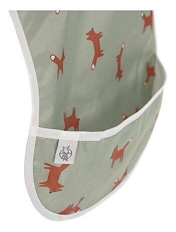 Lot de 2 bavoirs à poche Little Forest Renard