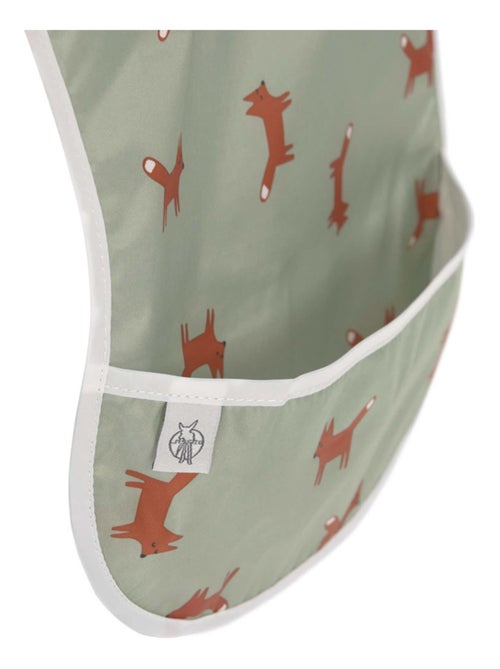 Lot de 2 bavoirs à poche Little Forest Renard - Kiabi