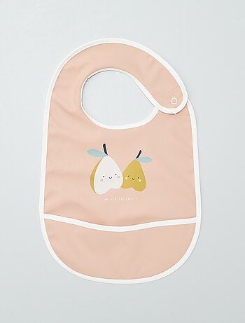 Lot de 2 bavoirs avec récupérateurs 'Baby Calin'