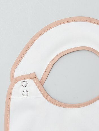 Lot de 2 bavoirs avec récupérateurs 'Baby Calin'