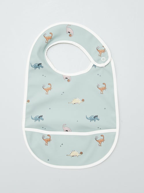 Lot de 2 bavoirs avec récupérateurs 'Baby Calin' - Kiabi