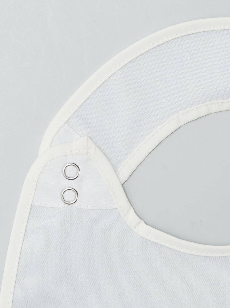 Lot de 2 bavoirs avec récupérateurs 'Baby Calin' Vert - Kiabi